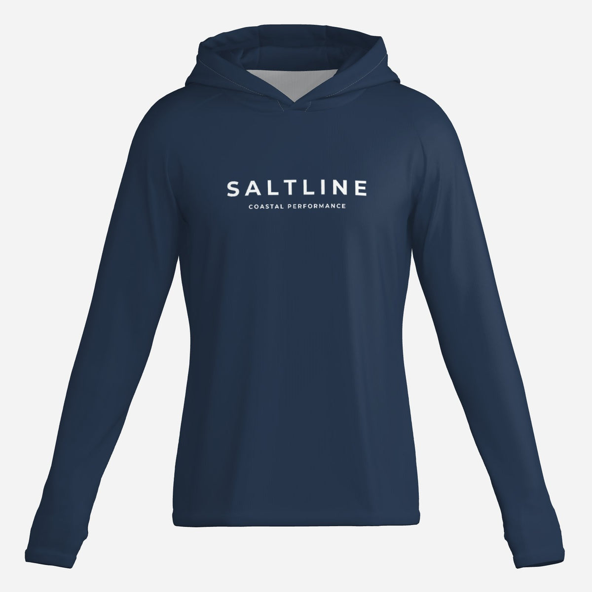 Saltline Deep Atlantic UPF 50+ sun hoodie front view