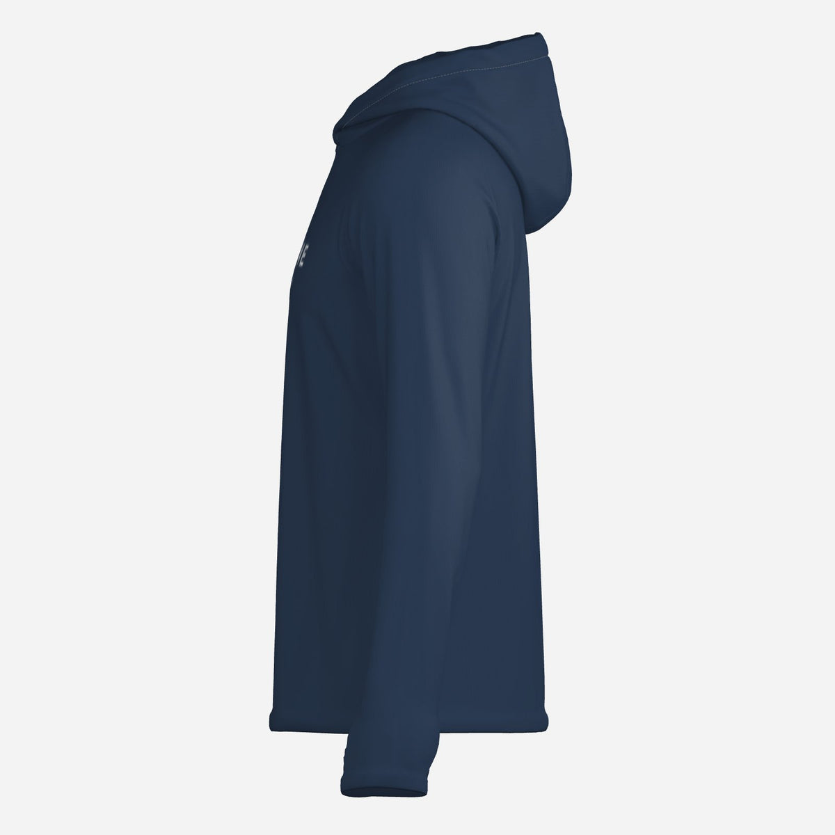 Saltline Deep Atlantic UPF 50+ sun hoodie side view