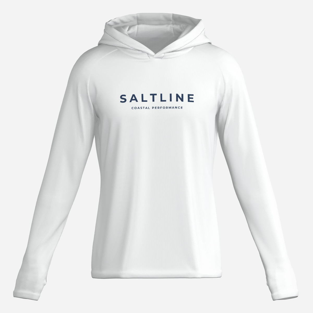 Saltline Whitecap UPF 50+ sun hoodie front view