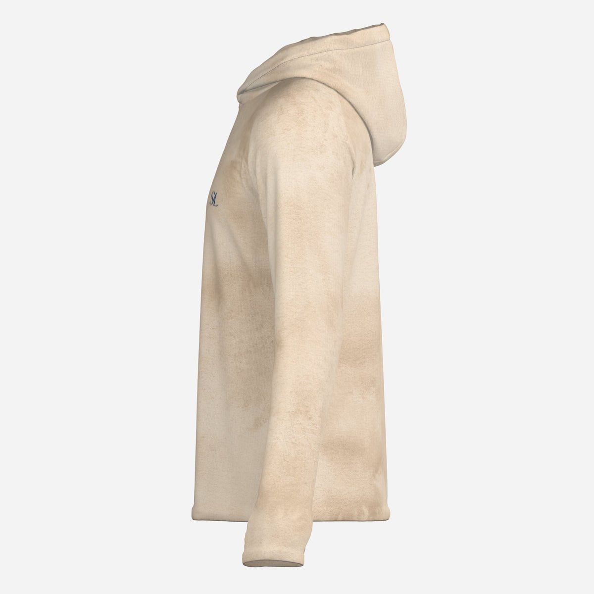 Saltline Sun-Bleached Sand UPF 50+ sun hoodie side view
