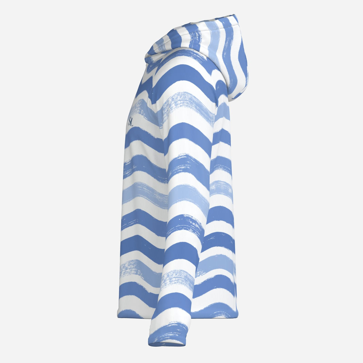 Saltline Ocean Swell UPF 50+ sun hoodie side view