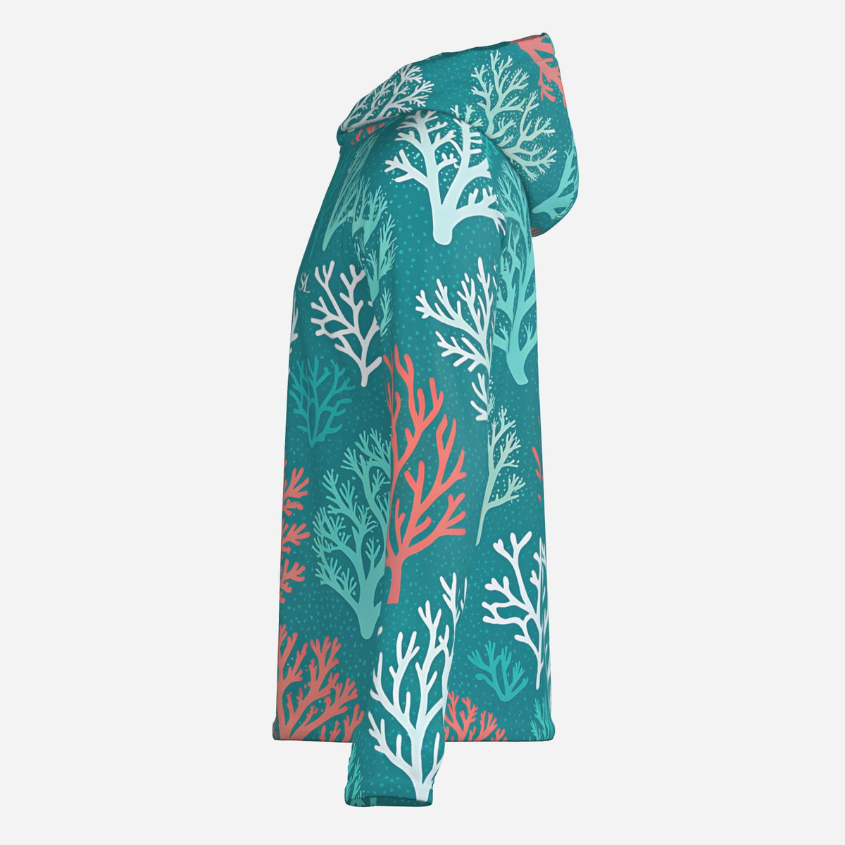 Saltline Key Largo UPF 50+ sun hoodie side view