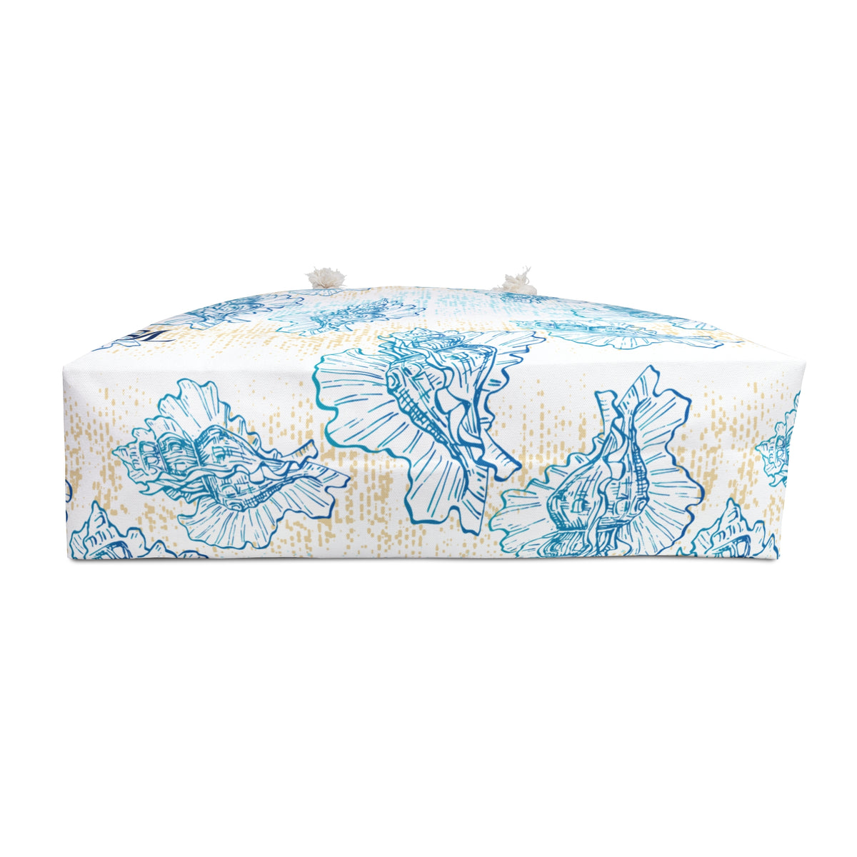 Triton 24 × 13 inch weekender tote with soft blue florals — product photo 4