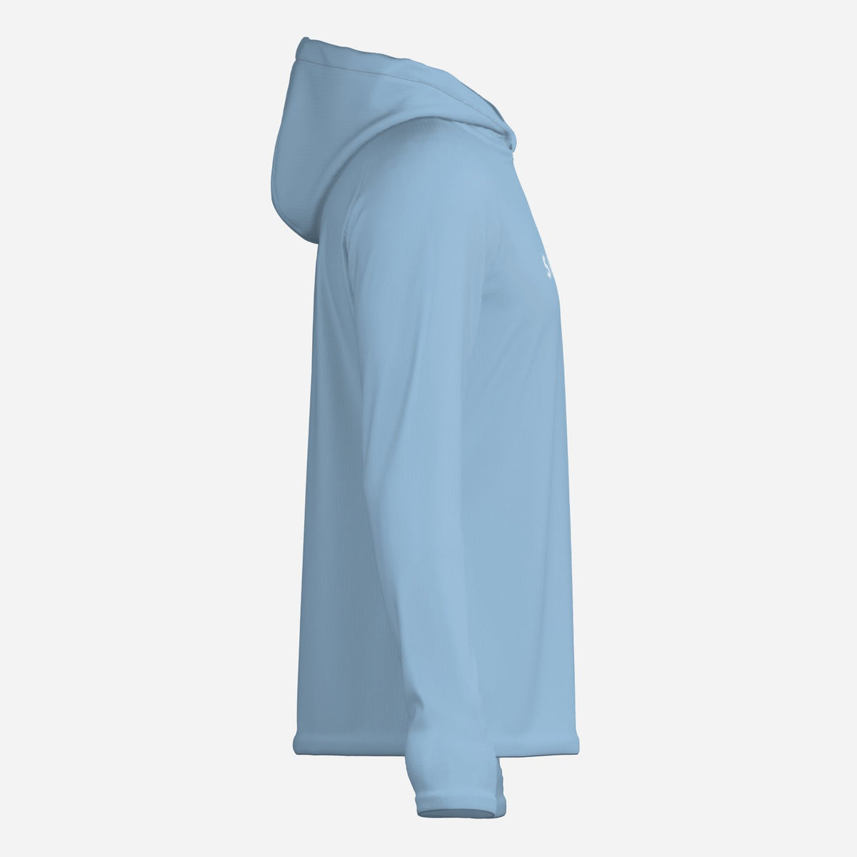 Saltline Open Ocean UPF 50+ sun hoodie opposite side view