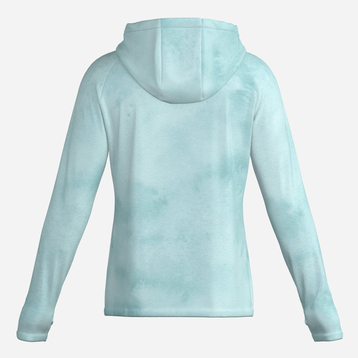 Saltline Sea Glass Teal UPF 50+ sun hoodie back view